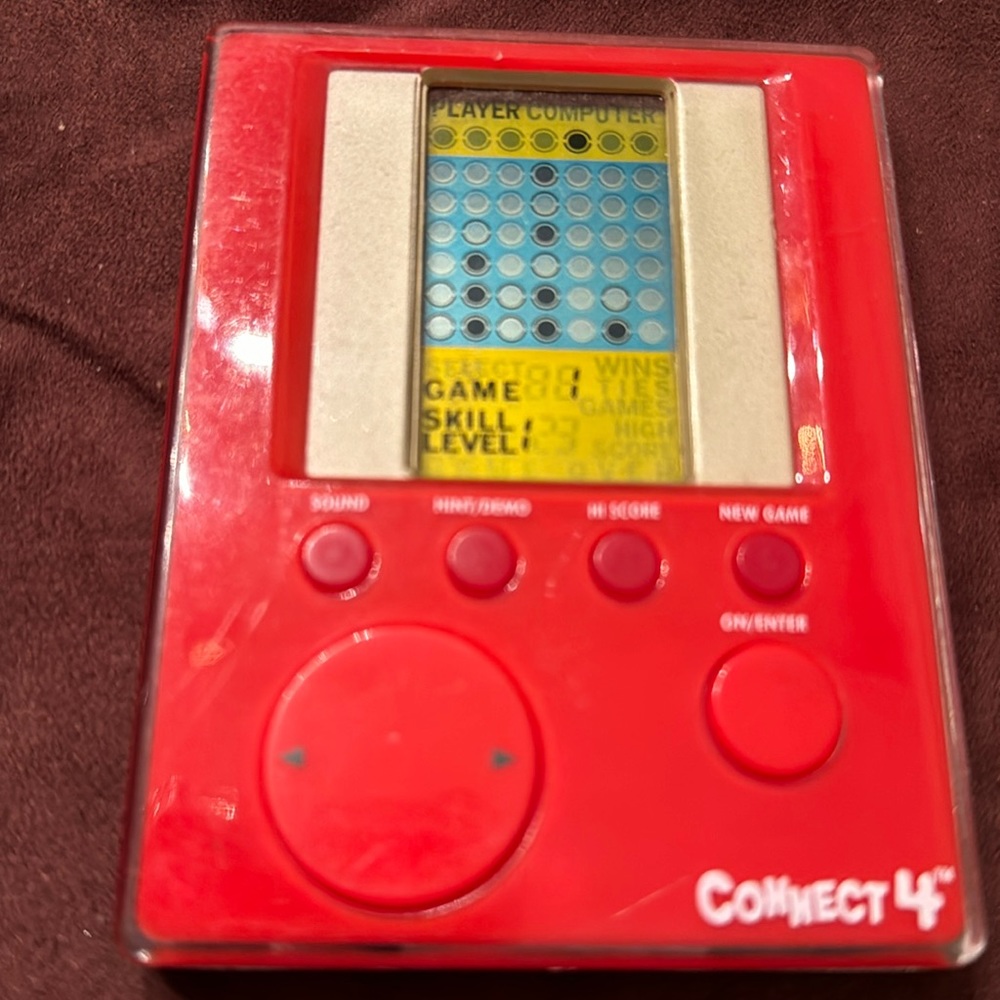 Connect 4 handheld game